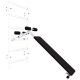 ROTATING EXERCISE BENCH WITH KNEE ROLLERS AND SEAT BENCHK B1W