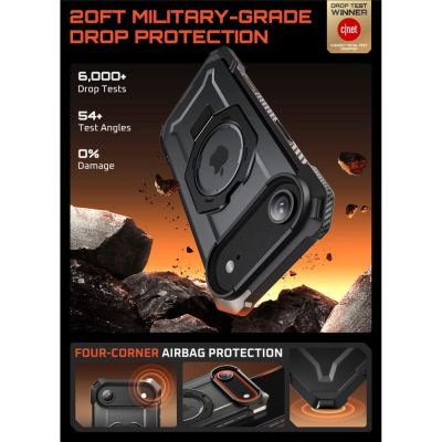 3. Supcase UB Grip Mag MagSafe Case for iPhone 17 Air - Black