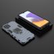 9. Ring Armor Case Kickstand Tough Rugged Cover for Samsung Galaxy A22 4G blue