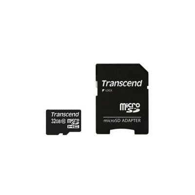 3. SD microSD Card 32GB Transcend SDHC Class10 w/adapter