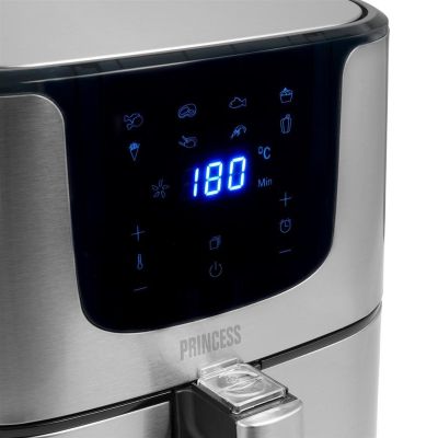 4. Princess 182060 Single 5.5L Standalone 1700W Hot Air Fryer Silver
