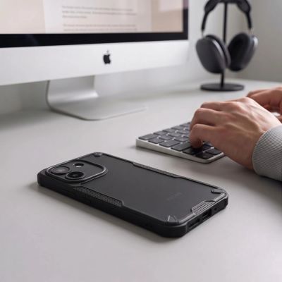 4. Tech-Protect Rugged Shield Case for Xiaomi Redmi Note 17 Pro Max 5G – Matte Black