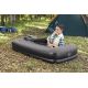 21. Bestway 671BT Air Mattress Single Mattress Black, Gray Unisex