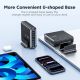10. Tech-Protect DC240W-GaN Charging Station 6 Ports 4 x USB-C 2 x USB-A 240W QC3.0 - Black