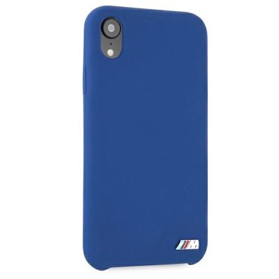 5. BMW Silicone M Collection iPhone Xr Case - Blue