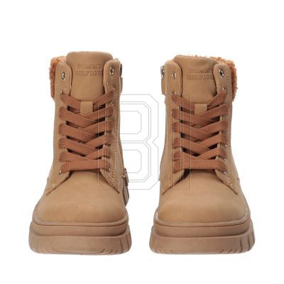 9. Tommy Hilfiger Lace-Up Bootie Cognac W T3A5-33053-1628582-582