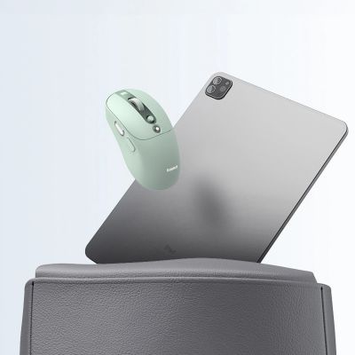 8. Baseus Editor Wireless Computer Mouse with 800mAh Battery and Battery Status Indicator - Green