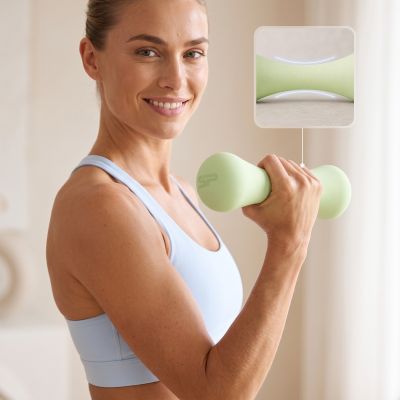 10. Spokey BONE Neoprene Dumbbell Set 2 x 3 kg