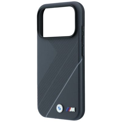 6. BMW M Tire Track with Silver Line MagSafe Case for iPhone 18 Pro Max / 17 Pro Max – graphite