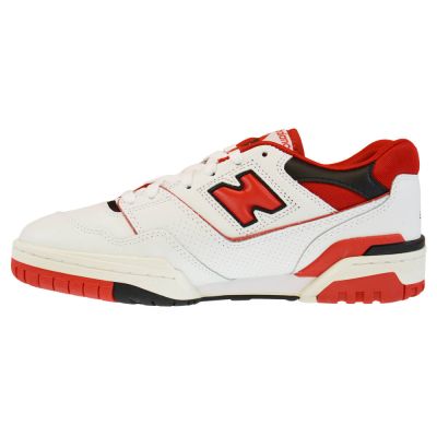 2. Lifestyle Shoes New Balance 550 White Red Sneakers - BB550SE1