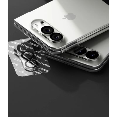 4. Ringke Camera Full Cover 2-Pack Tempered Glass Camera Protector for iPhone Duo – Black