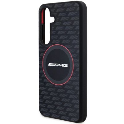 6. AMG Silicone Carbon Pattern MagSafe case for Samsung Galaxy S24 - black