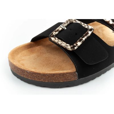 6. Lee Cooper women's slip-on shoes, black suede, comfortable, lightweight