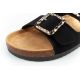 6. Lee Cooper women's slip-on shoes, black suede, comfortable, lightweight