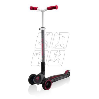 3. Globber Master Prime 3-wheel scooter / Black - New Red 664-102