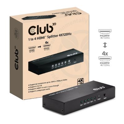 2. CLUB3D Umschalter HDMI 4x HDMI