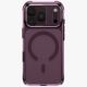 2. Uniq LifePro Xtreme Magclick Charging Case for iPhone 18 Pro / 17 Pro - Transparent Burgundy