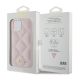 8. Guess Quilted Metal Logo case for iPhone 15 - pink