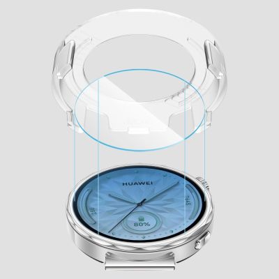 4. Tech-Protect Easy Set+ 2-pack tempered glass for Huawei Watch GT 5 41 mm - transparent