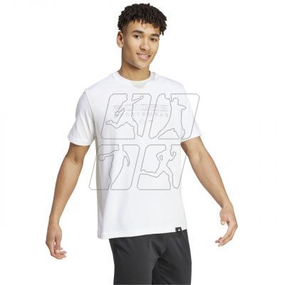 5. T-shirt adidas Tech Linear Graphic M IW2690