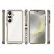 2. Outer Space Case for Samsung Galaxy S25 Edge Flexible Frame Cover - Translucent, Black