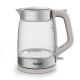 Tefal Glass Kettle KI605B30 Electric Kettle 1.7 L 2200 W Gray, Silver, Transparent