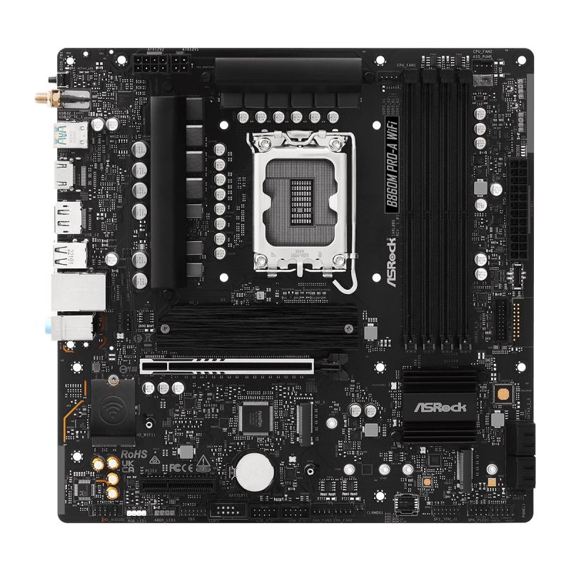 5. ASRock B860M Pro-A WiFi Motherboard