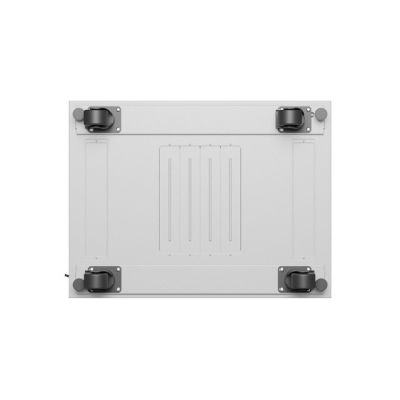 3. 19" 15U 600x800 gray glass door LCD installation rack cabinet Lanberg (Flat Pack) V2