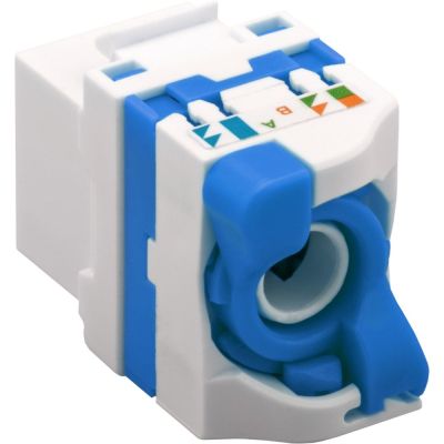 2. TECHLY SELF-CLAMPING KEYSTONE RJ45 MODULE CAT.6A U/
