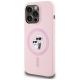 2. Karl Lagerfeld Silicone Karl&Choupette MagSafe Case for iPhone 14 Pro Max - Pink