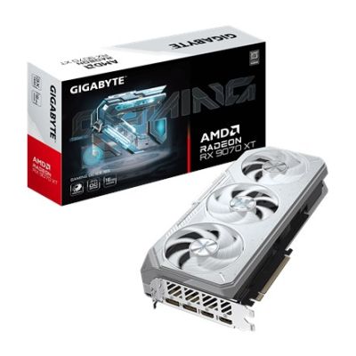 23. Gigabyte Radeon RX 9070 XT GAMING OC ICE 16G Graphics Card