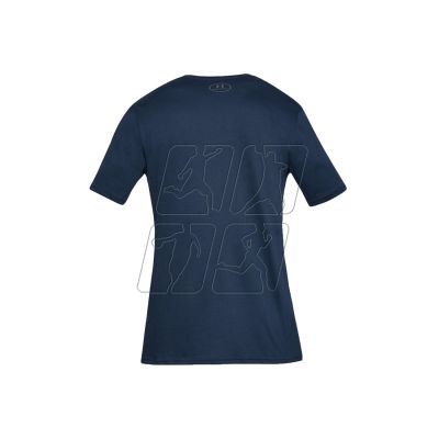 2. Under Armour Sportstyle Logo Tee 1329590-408 granatowe S