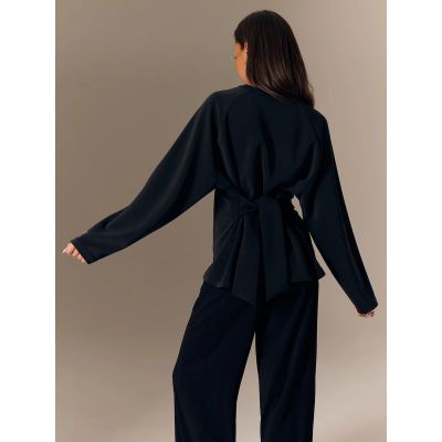 2. Women's regular sweatshirt with ties and modal 4F 4FRSS26TSWSF2784-20S