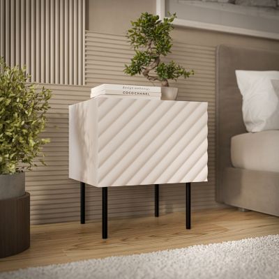 3. Bedside table 2 pcs LUCCA 47x40x52 cashmere