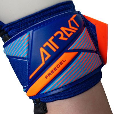 5. Reusch Attrakt Freegel Advance Goalkeeper Gloves Blue-Orange 5670235 4129