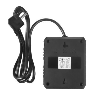 2. MACLEAN POWER STRIP, EXTENSION CORD 2 OUTLETS + 3XUSB, 110-240V AC 50/60HZ, 2.1A MAX 2500W, 1.5M, BLACK MCE387 B
