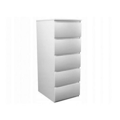 W5 CHEST OF 5 DRAWERS MATT WHITE