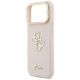 6. Guess Grained Big 4G & Stand Camera Case for iPhone 17 Pro Max - Pink