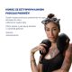 7. TRAVEL BLUE TRANQUILITY MEMORY FOAM TRAVEL PILLOW, BLACK