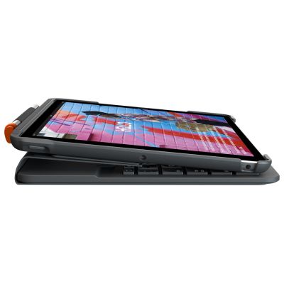Logitech Slim Folio QWERTZ German Bluetooth Graphite