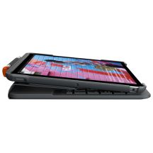 Logitech Slim Folio QWERTZ German Bluetooth Graphite