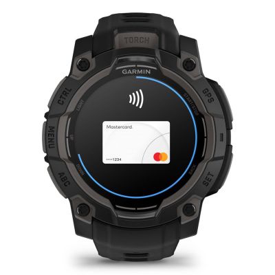 23. Garmin Instinct 3 AMOLED 45 mm Sports Watch, Black