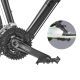 2. Rockbros 2020-12BBK Platform Aluminum Bicycle Pedals - Black