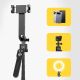 13. Wozinsky WST-360YS Selfie Stick with Tripod Function with 360° AI Auto Face Tracking Gesture Control - Black