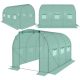 27. GREENHOUSE GARDEN TUNNEL 200X300X200CM PE GREEN STEEL STRUCTURE
