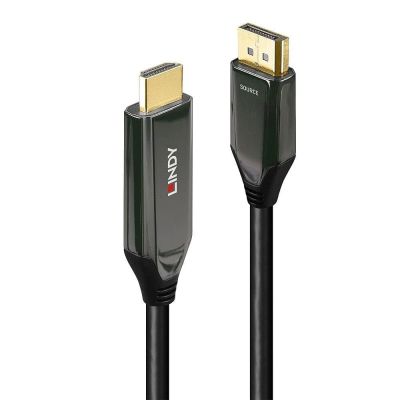 Lindy 40931 2m HDMI Type A (Standard) DisplayPort Cable Adapter Black