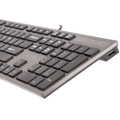 7. A4 TECH KV-300H Membrane Keyboard A4TKLA39976 (USB 2.0; (US); black)
