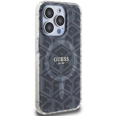4. Guess IML GCube MagSafe case for iPhone 15 Pro Max - black