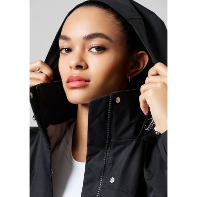 5. CASALL Light Padded Rain Parka Women's Black