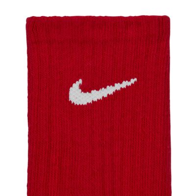 4. Nike Everyday Cush Crew Kids' Socks, 6 Pairs, Multicolour, SX6910 903